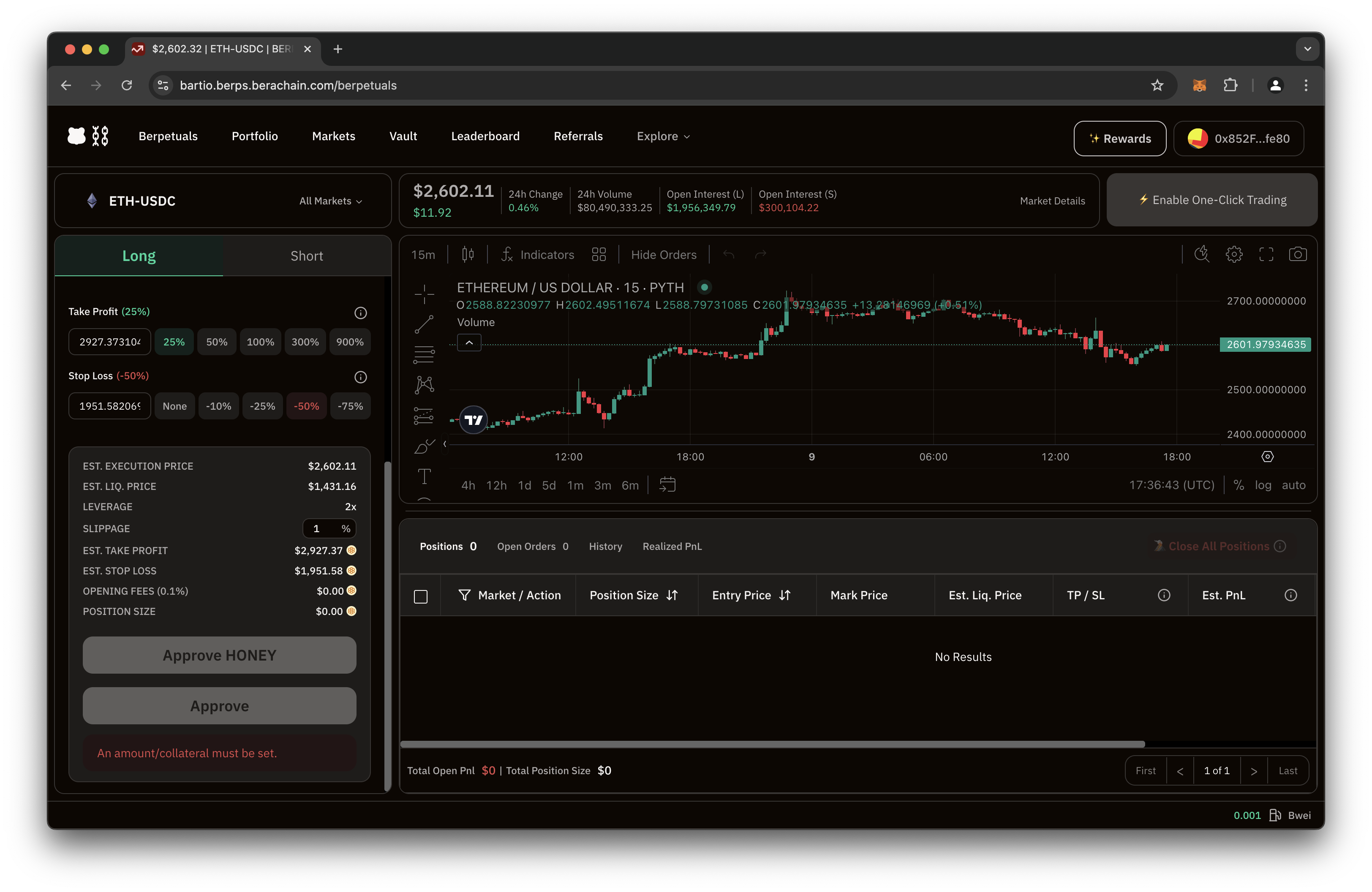 Berps Trade Stop Loss