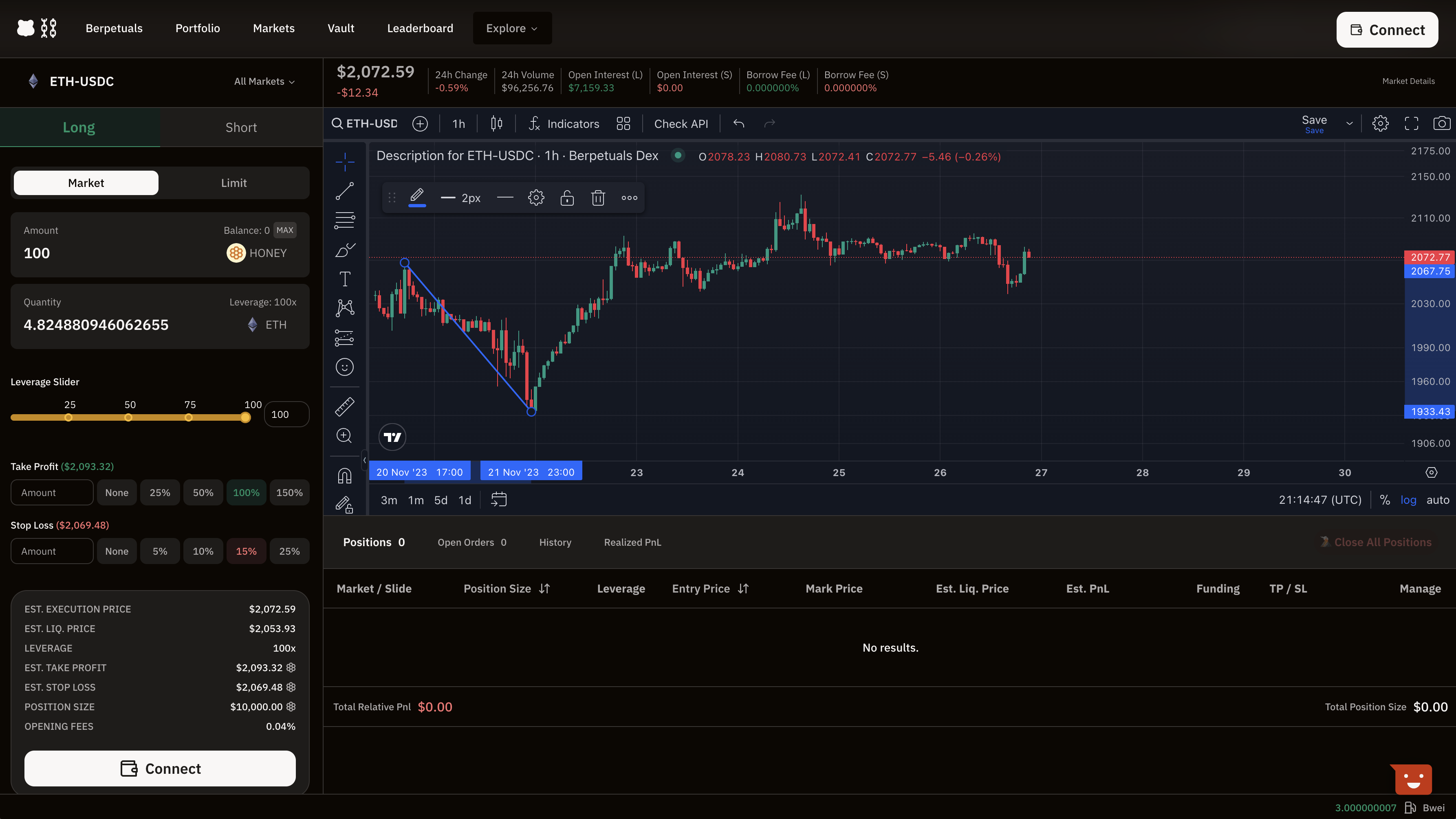 Berps UI & Trading Experience